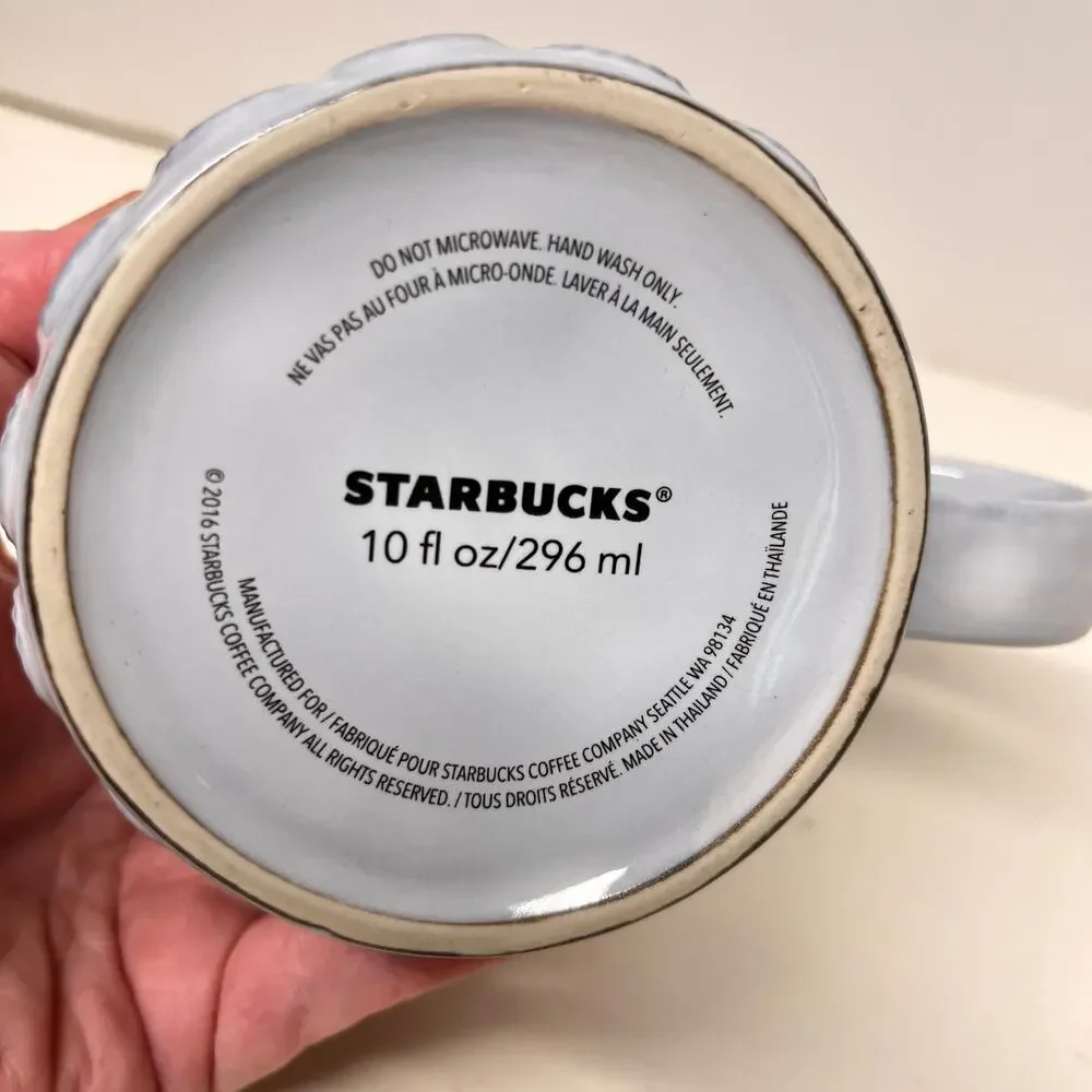 Starbucks 2016 Aniversary Collection 10 oz Fish Scale Coffee Mug